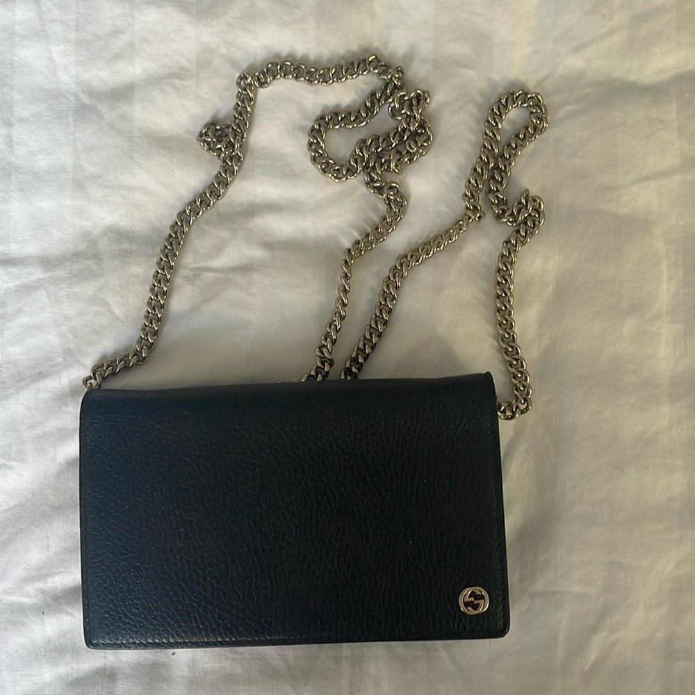 Gucci Walllet purse black color